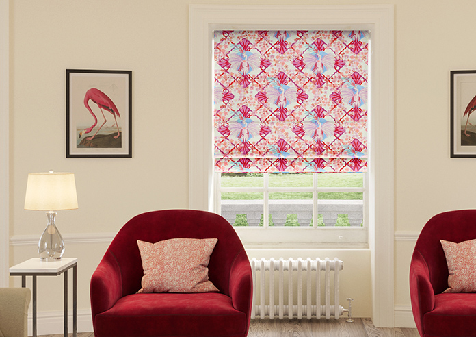 Faded Glamour, Fairground White - Roman Blind - Image 3